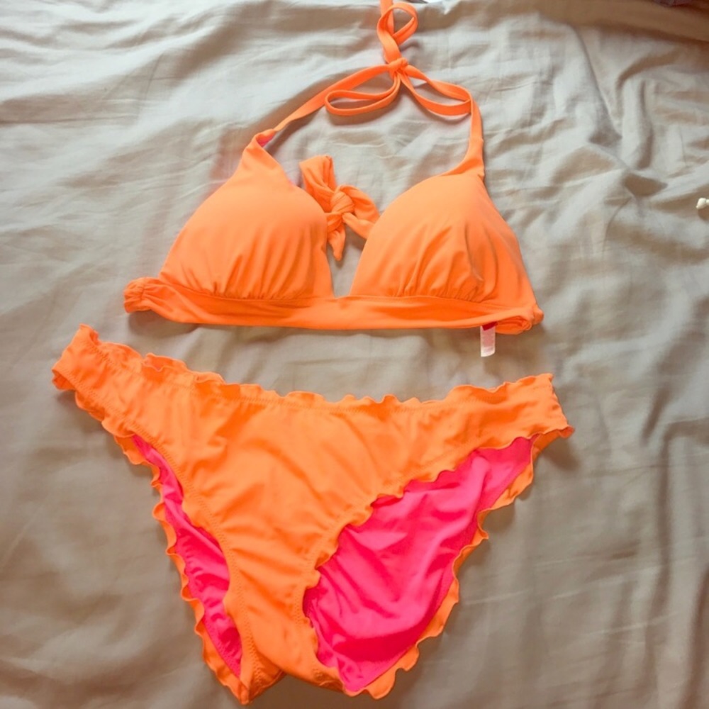 Victoria’s Secret Push Up Orange Bikini